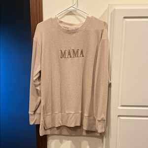 Jadelynn Brooke Ribbed Beige Sweater